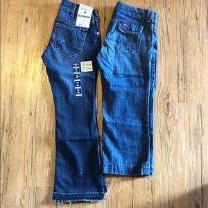 Set of Capri Jeans (Ariat and 7 for all Mankind)